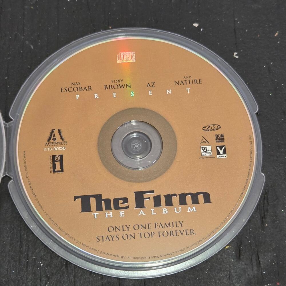 Vtg 1997 The Firm The Album CD Rap Hip Hop (Canada Import)